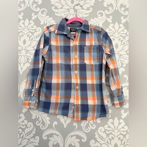 4/$25‎ • Osh Kosh Cotton Plaid Button Down Shirt